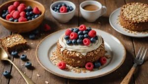 bowl cake flocon d'avoine healthy