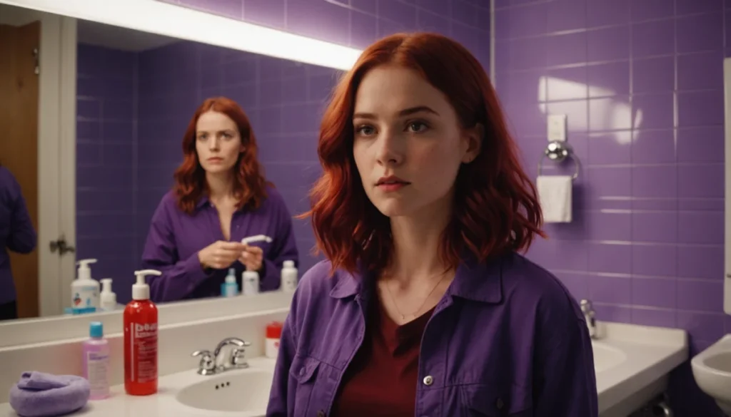 effet bétadine sur cheveux colorés
