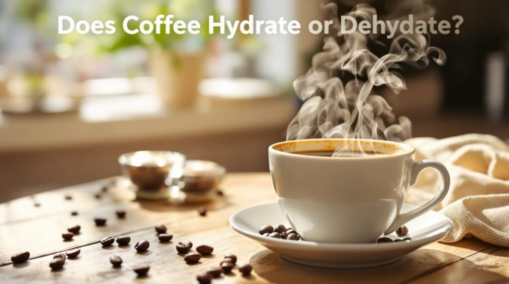 café hydrate ou déshydrate