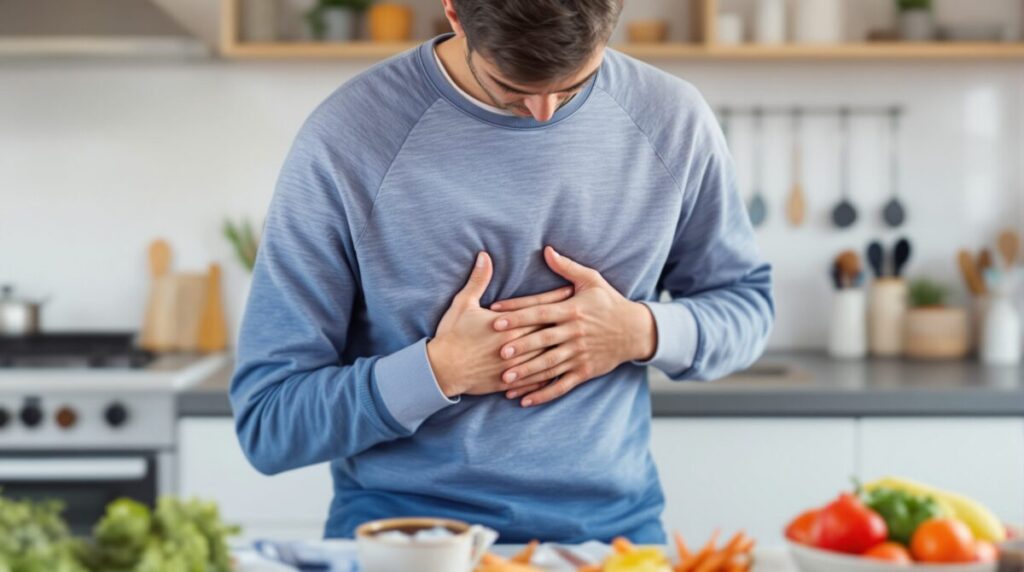 diarrhée juste après manger