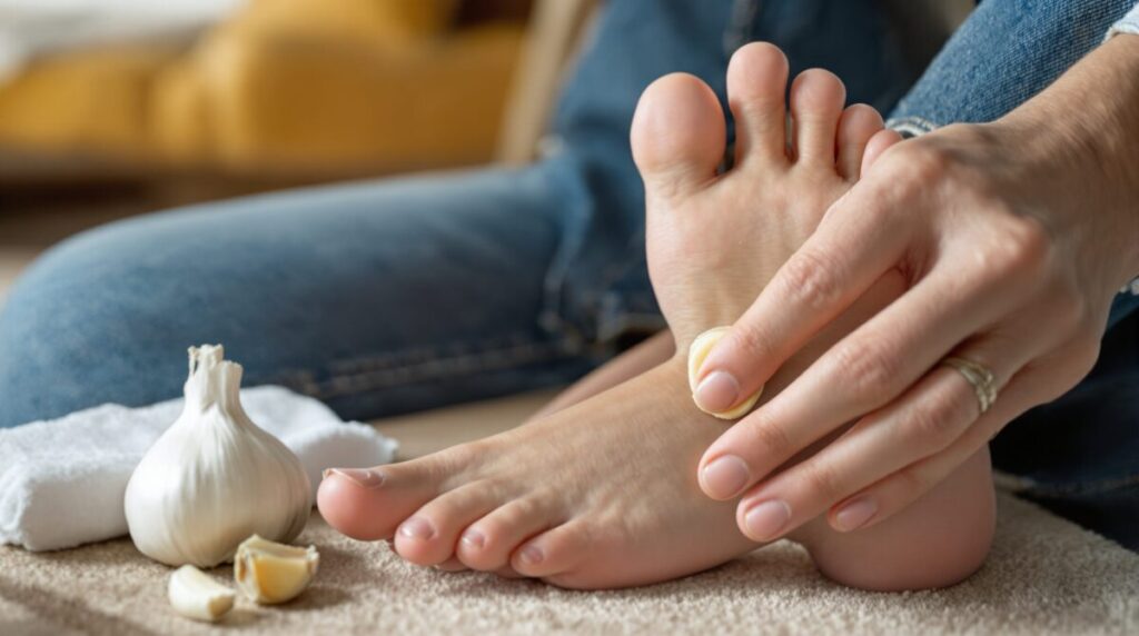 ail et verrue plantaire