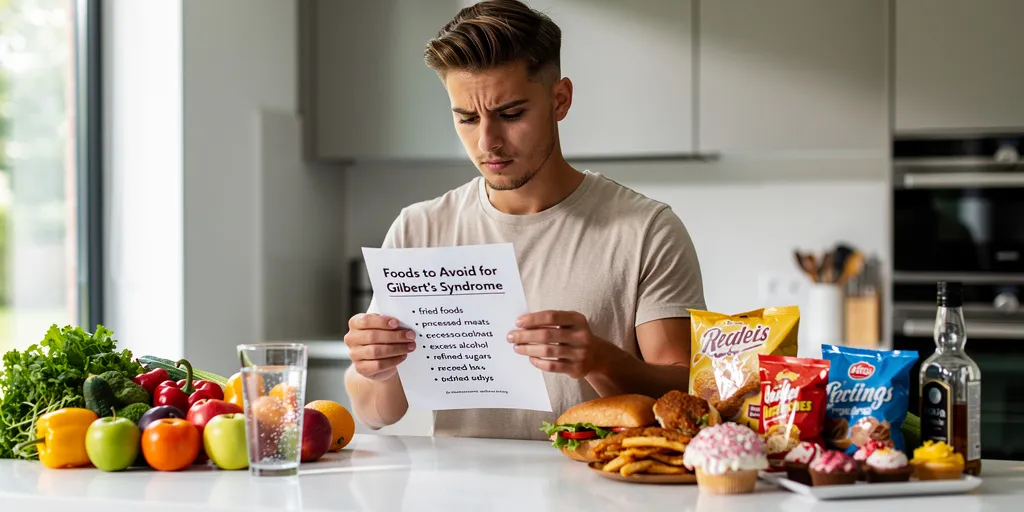 maladie de gilbert aliments à éviter
