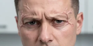 veines tempes gonflées