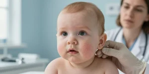 boutons vesicules bebe