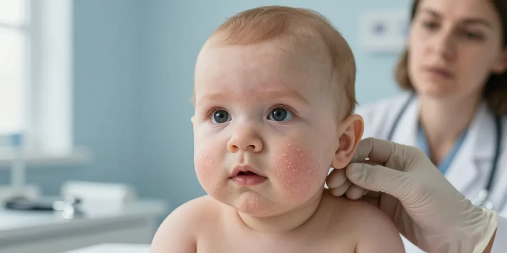 boutons vesicules bebe