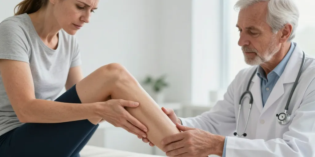 coup d'électricité dans la jambe