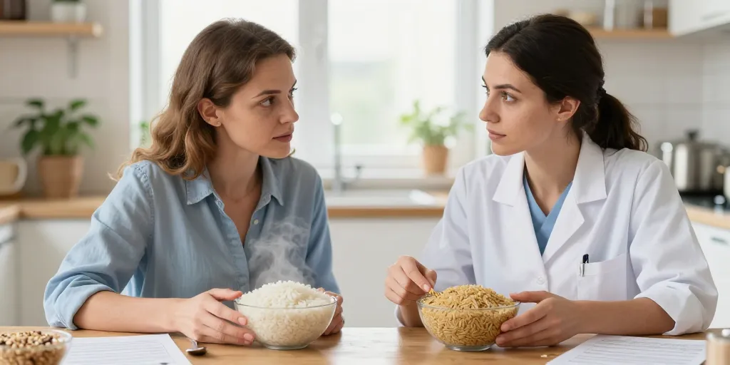 le riz constipe t il