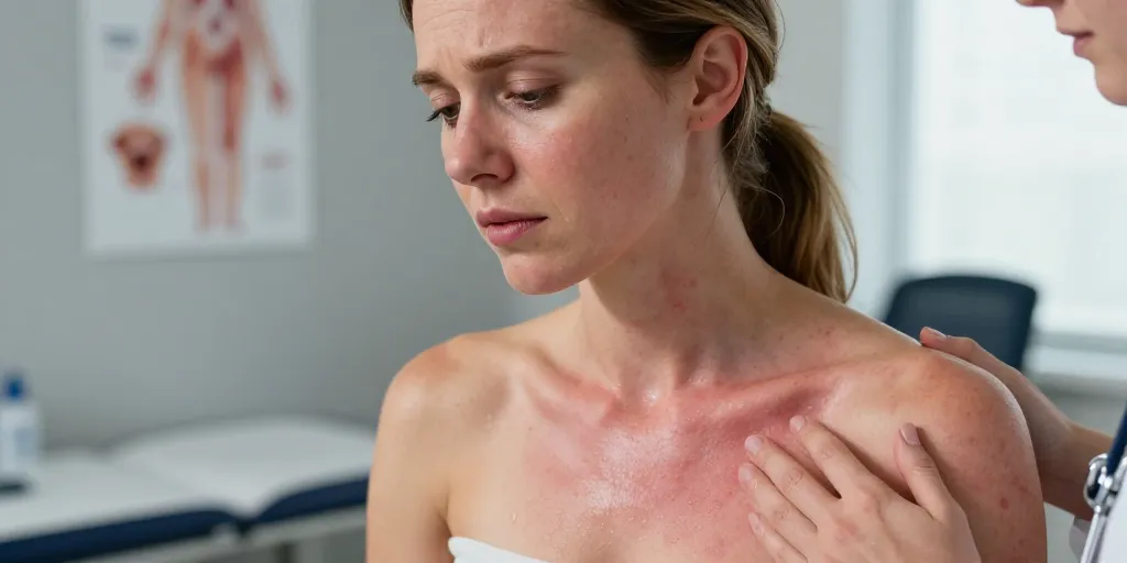 urticaire cholinergique stress