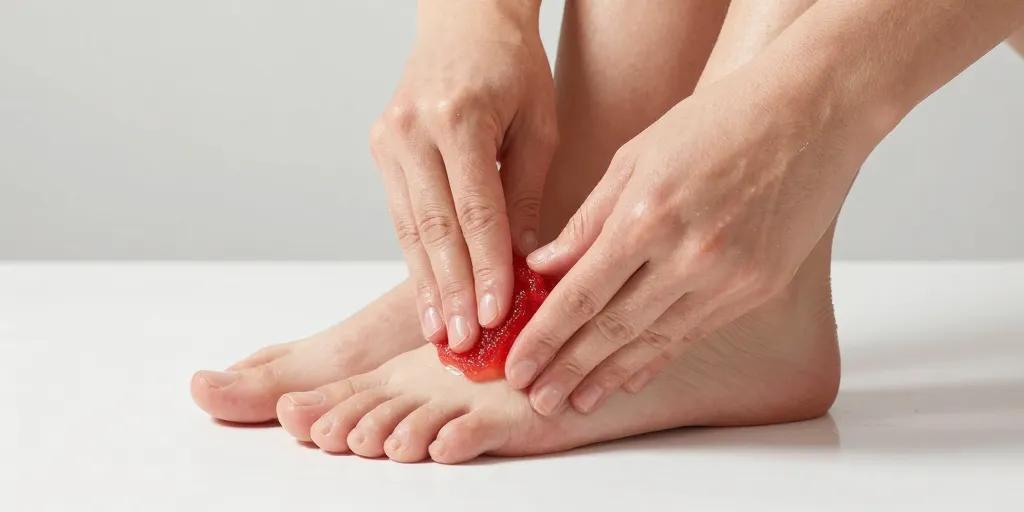 bétadine rouge mycose pied