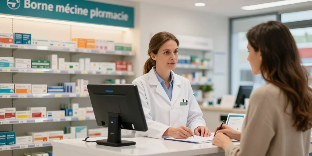 borne médecine pharmacie