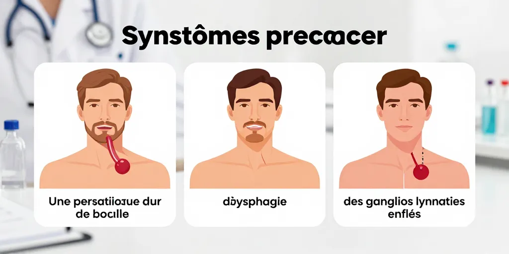 cancer de la gorge symptômes précoces