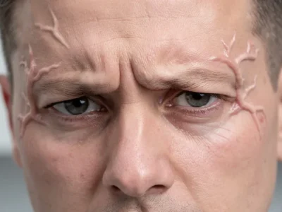 veines tempes gonflées